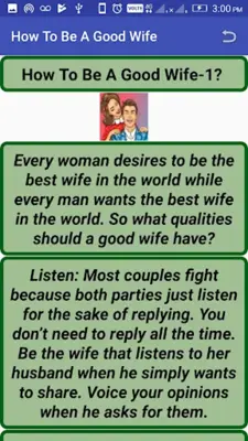 How To Be A Good Wife android App screenshot 4